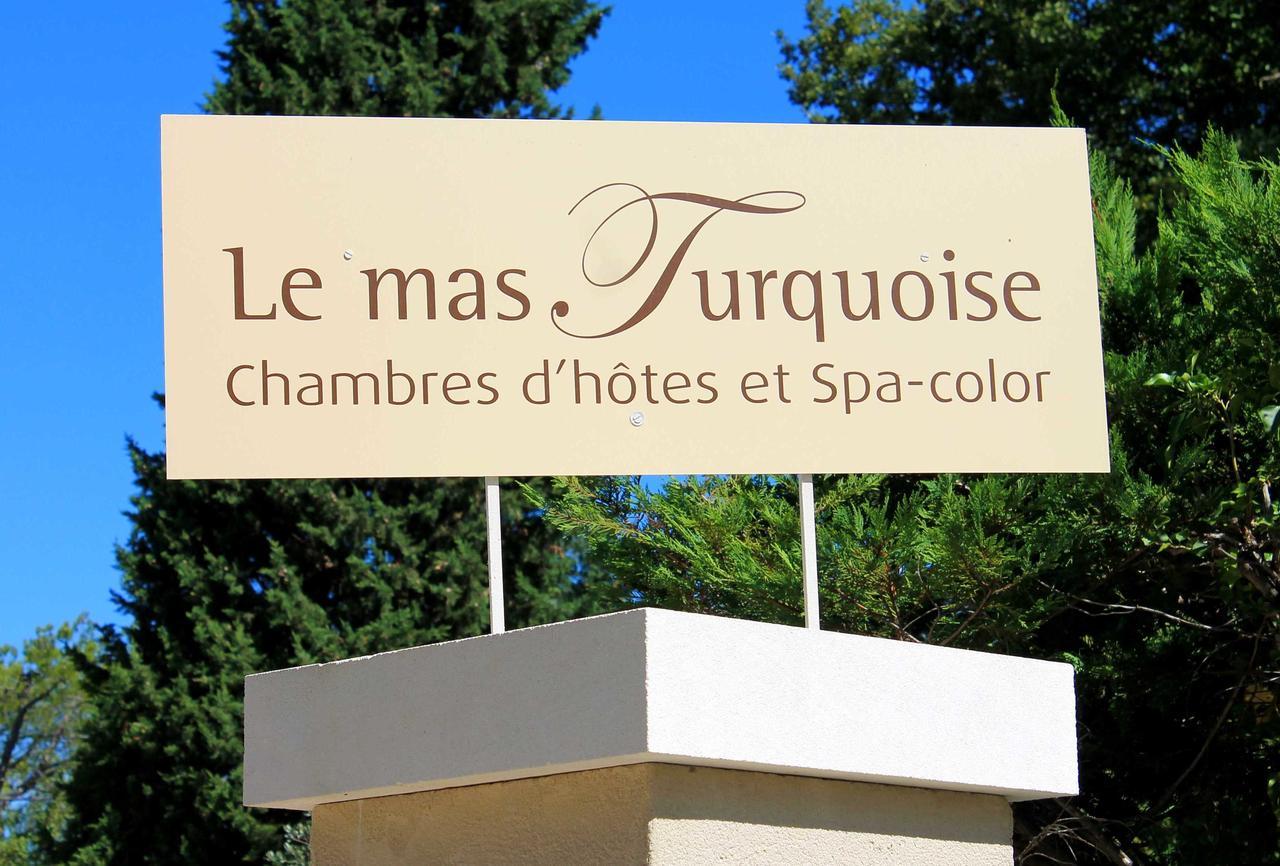 Le Mas Turquoise, B&B Spa-Color Inclus Bédarrides Esterno foto